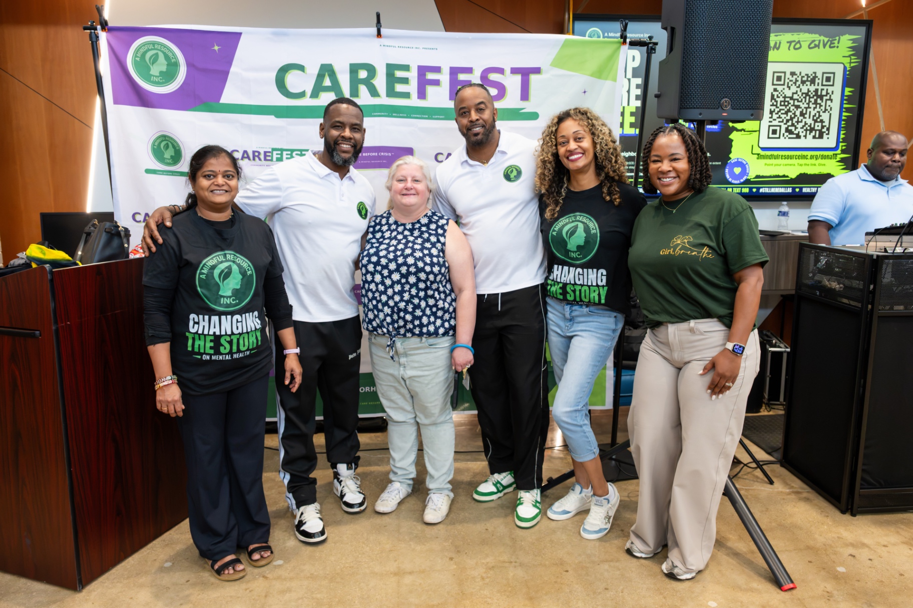 A Mindful Resource team members together at Care Fest