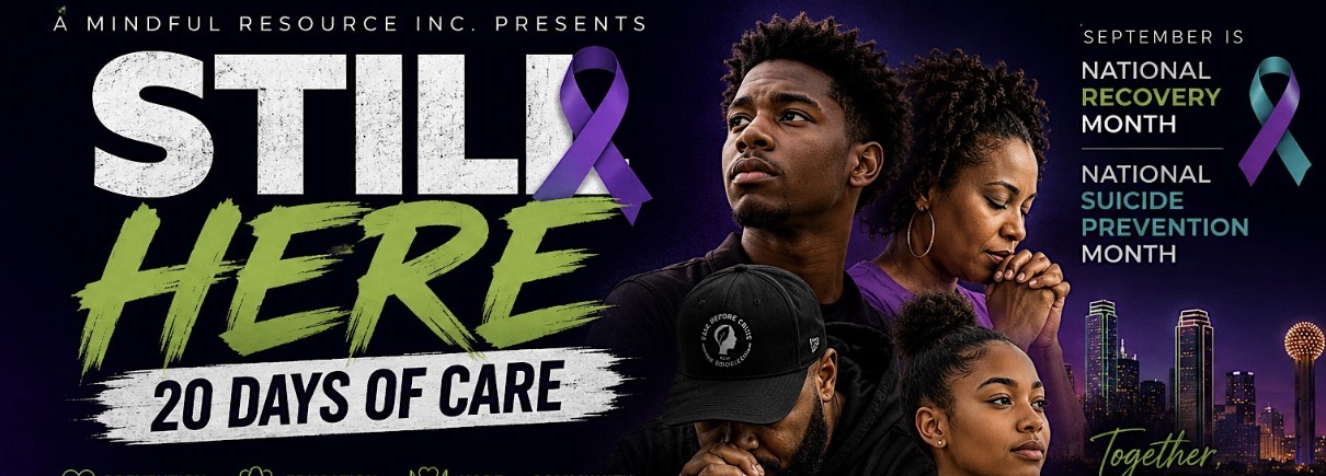 Still Here: 20 Days of Care promotional flyer
